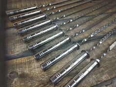 Stainless Steel Skewers, 10-Piece Grilling Set