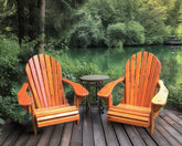 Heavy Duty Cedar Folding Adirondack Chair Kit