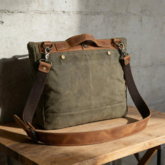 Waxed Canvas Backpack, Camping Rucksack, Outdoor Adventure Bag
