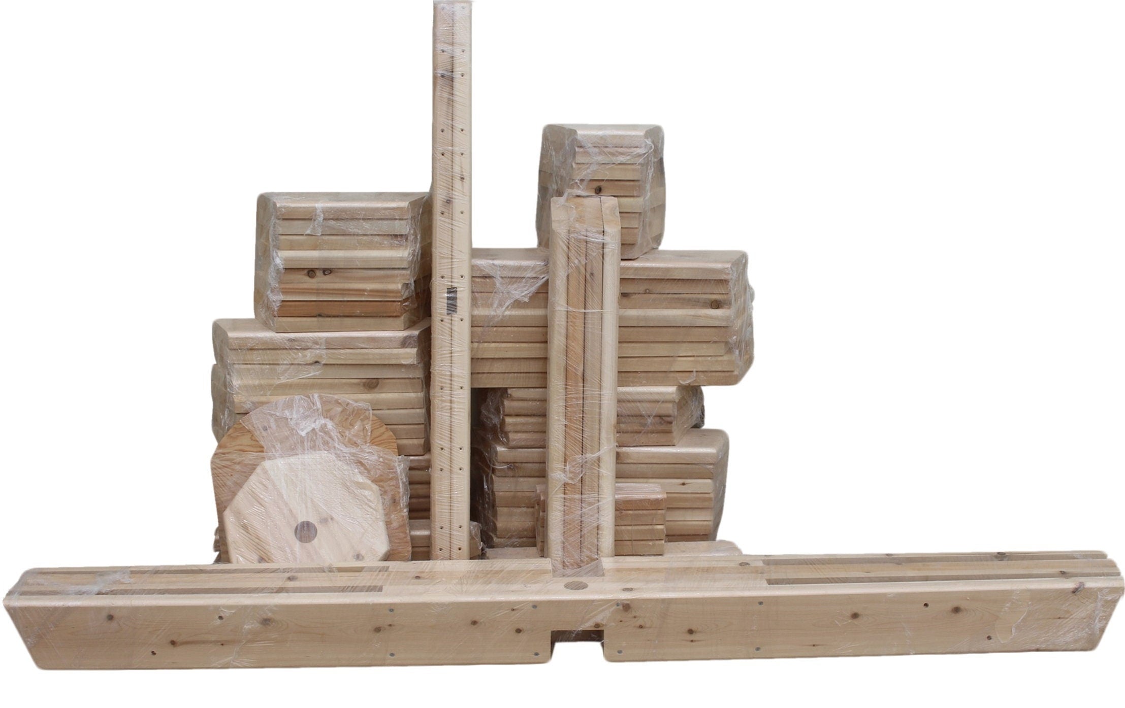 Kids Cedar Octagon Picnic Table Kit – DIY Children’s Outdoor Table
