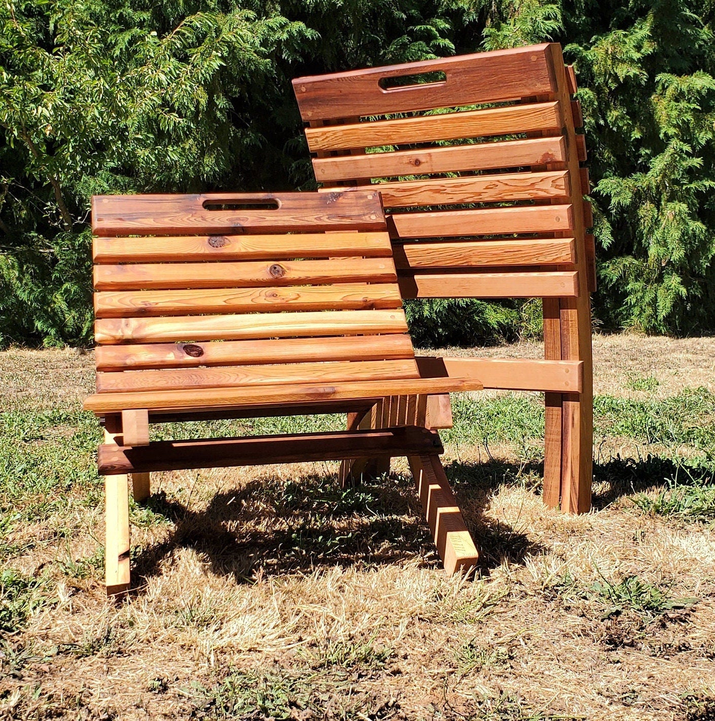 Collapsible Cedar Nesting Chair