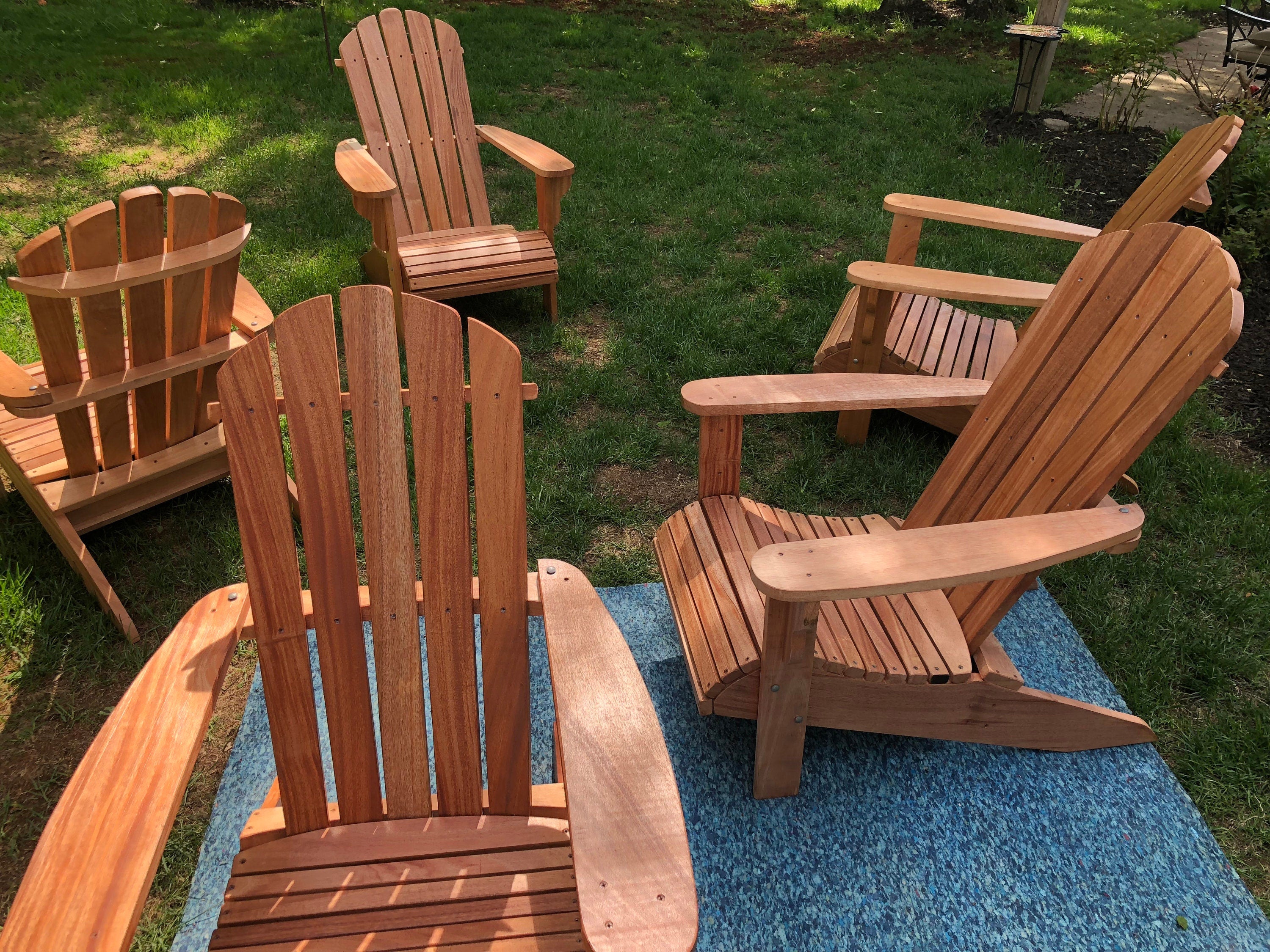 Adirondack Chairs Made From Cedar