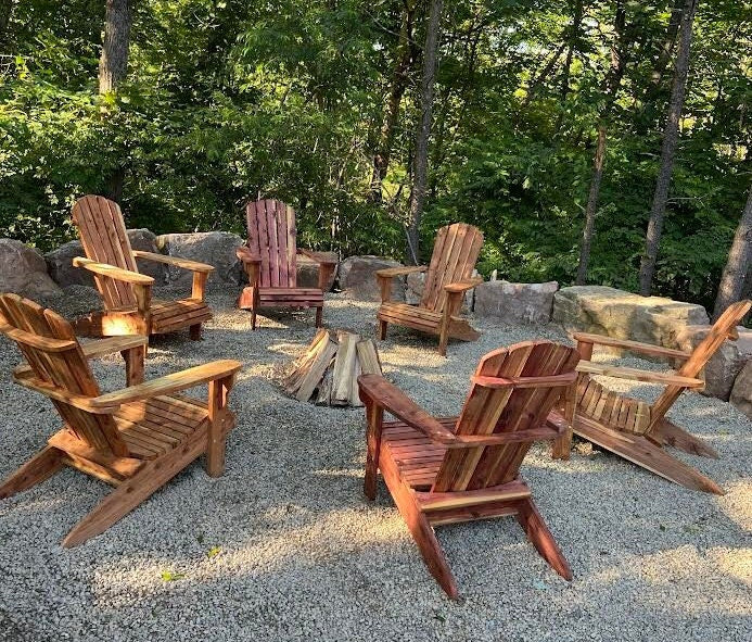 Adirondack Chairs Made From Cedar