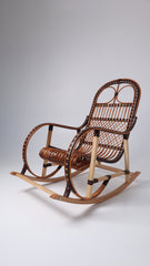 Rattan Rocking Chair, Wicker Rocking Chair, Willow Rocking Chair, Lounge Chair, Outdoor Chair