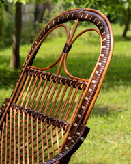 Wicker Rocking Chair, Natural Rattan Rocking Chair, Willow Rocking Chair, Lounge Chair, Outdoor Patio Chair