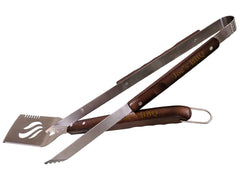 Waxed Canvas Apron with Grilling Tool Set and Metal Bottle Opener
