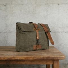 Waxed Canvas Backpack, Camping Rucksack, Outdoor Adventure Bag