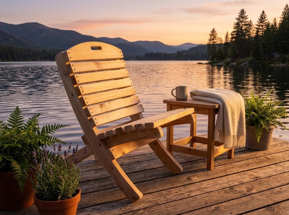 White Cedar Accent Chair