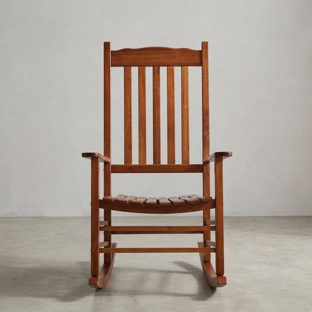Solid Wood Rocking Chair: Ergonomic, Durable, Elegant Indoor/Outdoor Furniture