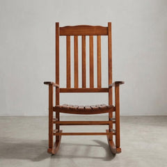 Solid Wood Rocking Chair: Ergonomic, Durable, Elegant Indoor/Outdoor Furniture